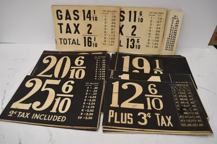GAS STATION PRICE SIGNS