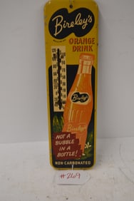 BIRELY'S ORANGE DRINK THERMOMETR