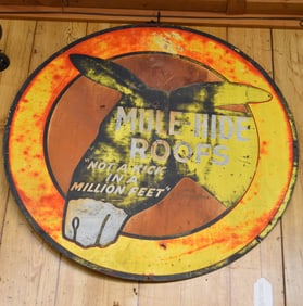 MULE HIDE ROOFS SIGN