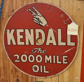 KENDALL 1940'S SIGN