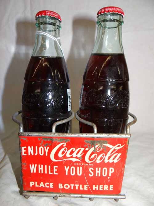 Coca Cola Grocery Cart Holder