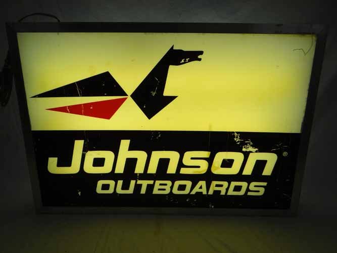 Johnson Outboard Motor Sign - 4