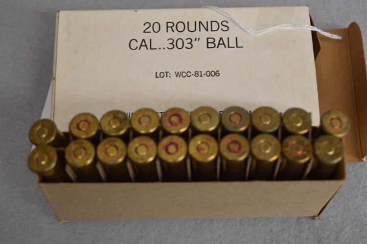 WINCHESTER 303 BALL CARTRIDGES (1 of 1)