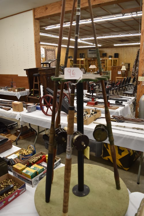 (4) EARLY SURF FISHING RODS (1 of 5)