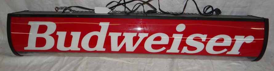 Budweiser Pool Table Light: Budweiser Pool Table Light 48" L x 9" h x 8" w