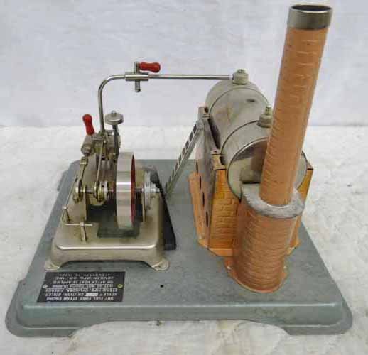 Jensen Toy Stream Engine: Jensen Toy Stream Engine, All Metal, 11" x 10" x 9"