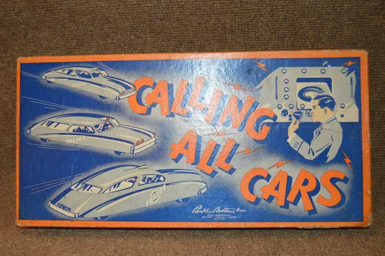 1940's Parker Brothers "Calling All Cars" Board Game (1 of 4)