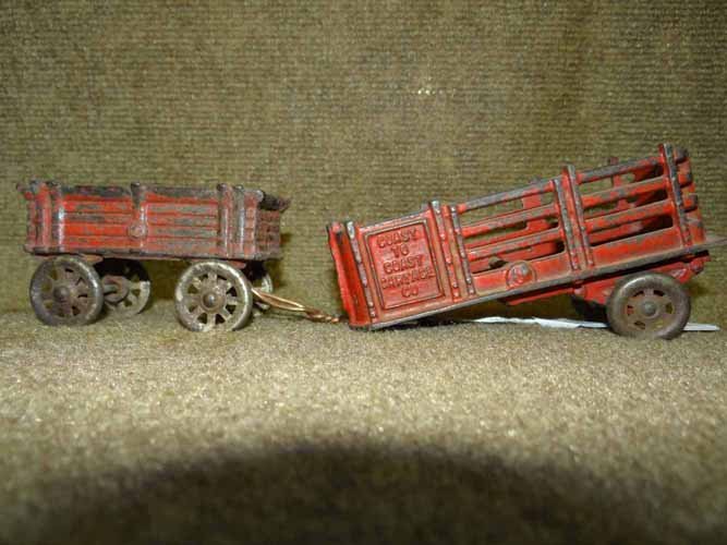 (2) Cast Iron Trailers (1 of 2)