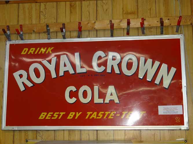 Drink Royal Crown Cola Sign Sep 17, 2016 Meissner's Auction Service