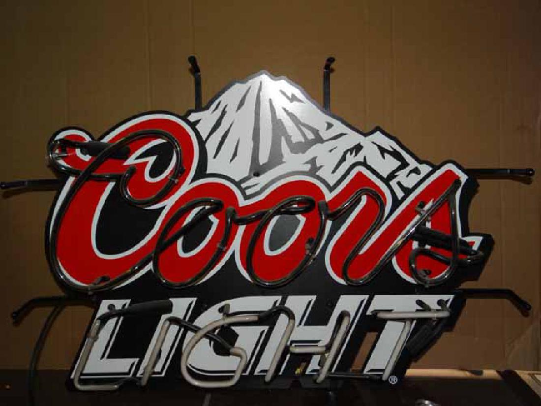 Coors Light Neon Sign (1 of 2)