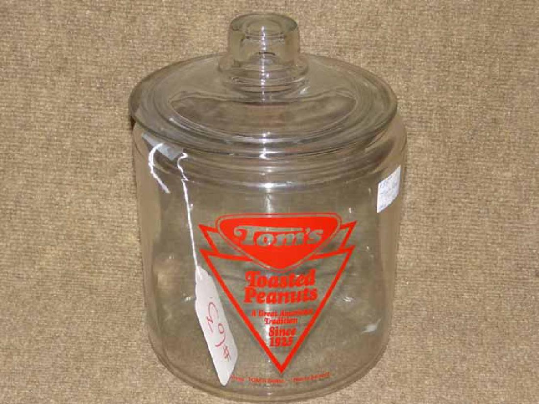 Tom's Glass Toasted Peanuts Jar (1 of 1)