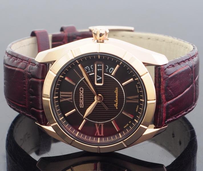 Seiko Presage Sapphire Rose Gold Watch - Made in Japan