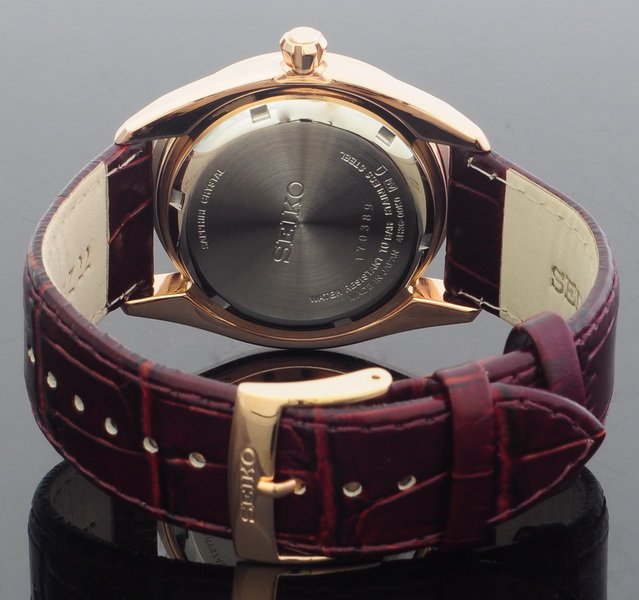 Seiko Presage Sapphire Rose Gold Watch - Made in Japan - 4