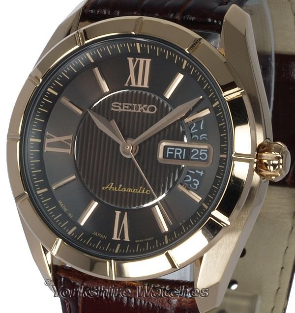 Seiko Presage Sapphire Rose Gold Watch - Made in Japan - 5
