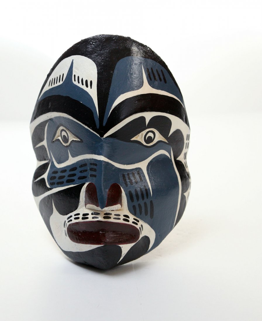 Ancestor Mask: 9.5'….red cedar...by first nation artist Cecil Dawson