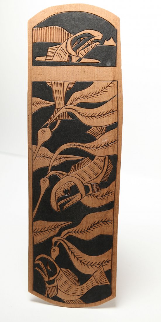 Undersea World Painting: 20" by first nation artist Cecil Dawson
