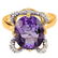 Floral Lavender Amethest & Diamond Ring - 3
