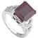 Genuine Ruby 6.25 ct & Diamond Ring