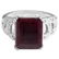 Genuine Ruby 6.25 ct & Diamond Ring - 2