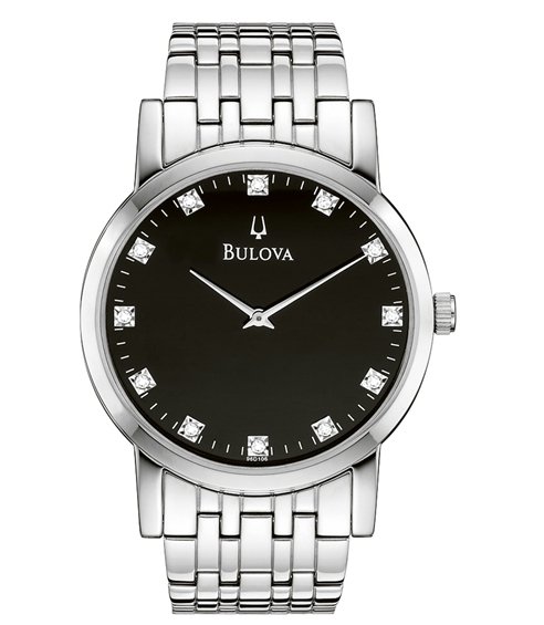 Bulova Diamond Watch: Dial features 12 genuine diamonds! A REAL STUNNER An unbelievable watch that will last a lifetime and be a statement to your good taste...what else can you expect from Bulova. This is an impressive wa