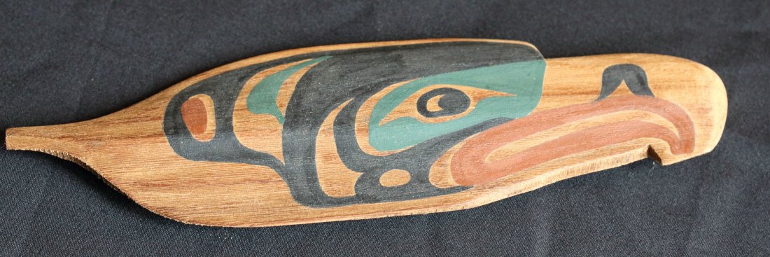 West Coast Native Carved Eagle Feather: West Coast Native Carved Eagle Feather.......7" ....by first nation artist Cecil Dawson