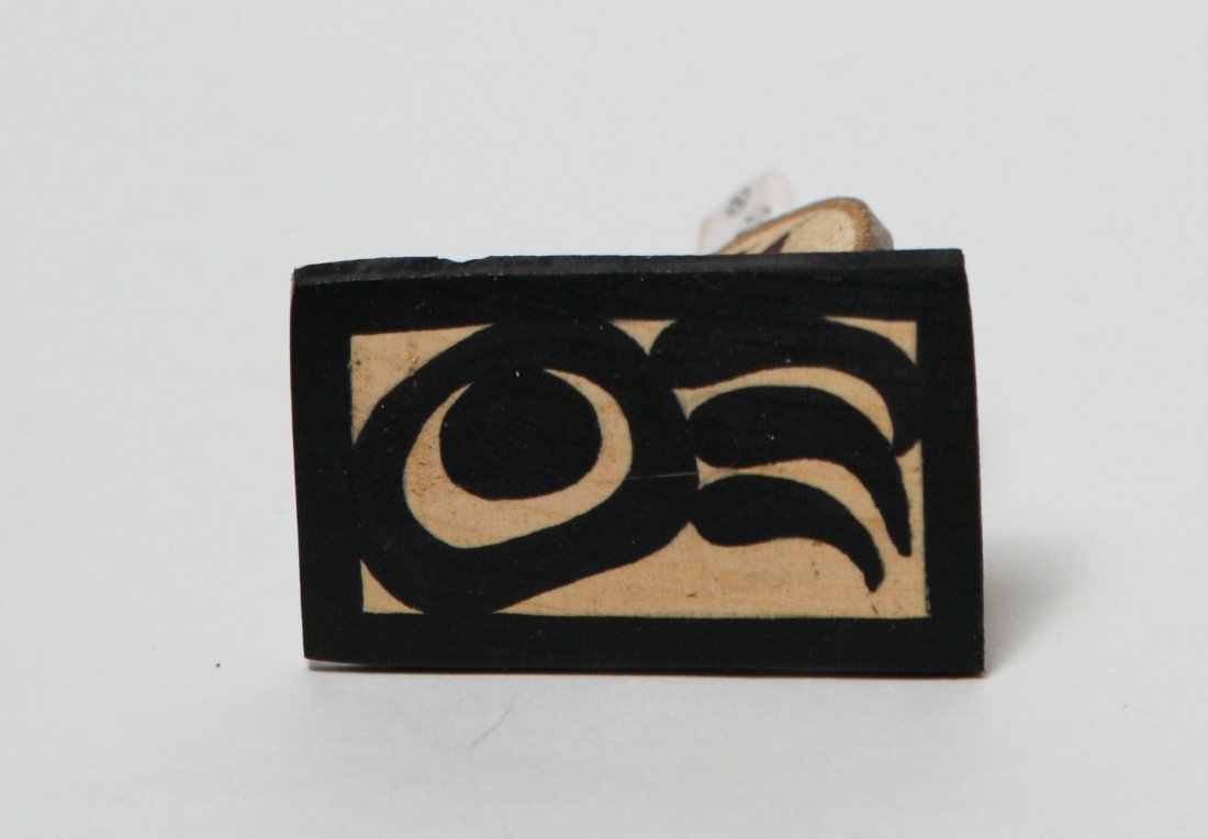 Bear Claw: 3" yellow cedar by first nation artist Cecil Dawson