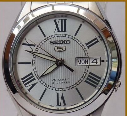 Seiko Men Watch: Seiko 5 Automatic 21 Jewels SNKL29K1 SNKL29K SNKL29 Mens WatchFeatures:Stainless Steel CaseStainless Steel BraceletCaliber: 7S26Automatic Movement21 JewelsScratch Resistant Hardlex Crystal GlassSilver