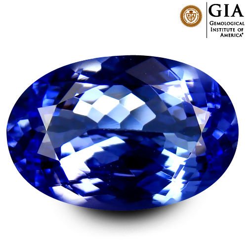 Natural Tanzanite 5.14 carats - GIA Certified (1 of 2)