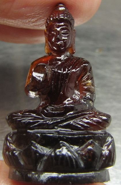 Natural gemstone hand Carved Buddha (1 of 1)