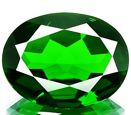 Natural Green Chrome Diopside 4.125 carats - VVS (1 of 1)