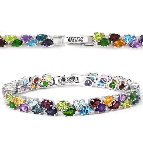 Stunning Multi Gem Bracelet (1 of 2)