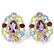Natural Multi Gemstone Earrings