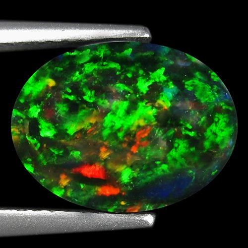 Natural Harlequin Black Opal 3.23 carats (1 of 1)
