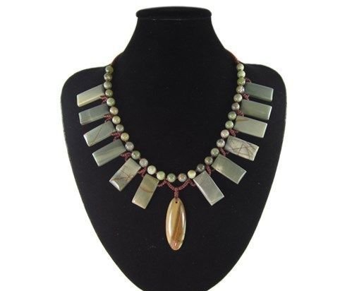 Natural Stone Hand Made Necklace (1 of 4)