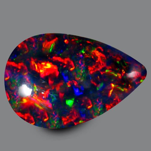 Natural Harlequin Black Opal 5.25 carats (1 of 1)