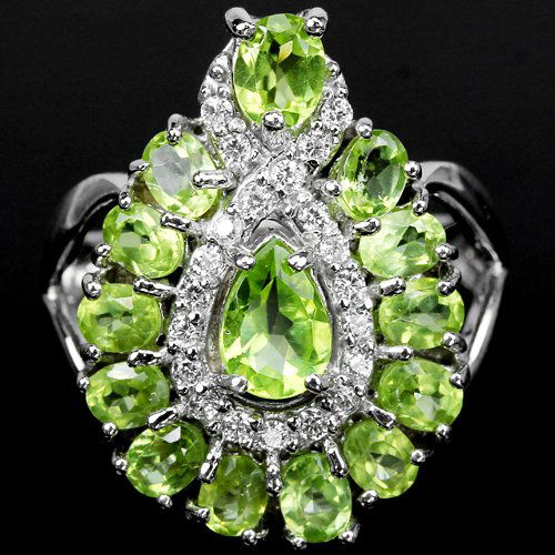 Natural Peridot Ring (1 of 1)