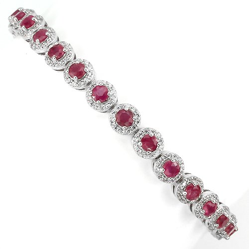 Natural Red Ruby Bracelet (1 of 2)
