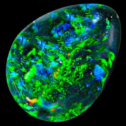 Natural Harlequin Black Opal 6.10 carats (1 of 1)