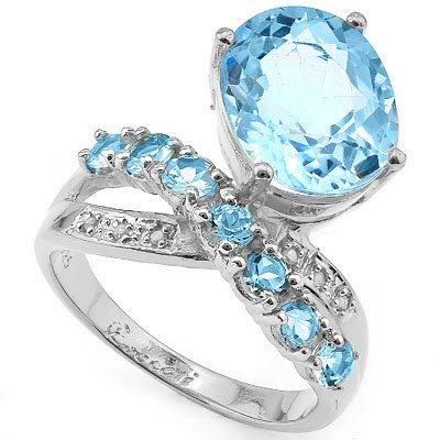 Natural Sky Blue Topaz & Diamond Ring: 925 STERLING SILVER...........Metal Weight by Gram:4.54Total Weight by Gram:5.94Size:7;GENUINE DIAMONDQuantity:6Cut:ROUND CUTCarat:0.040Clarity:SI1-I2Color:G-IBLUE TOPAZQuantity:8Cut:ROUND CUTCarat:0.