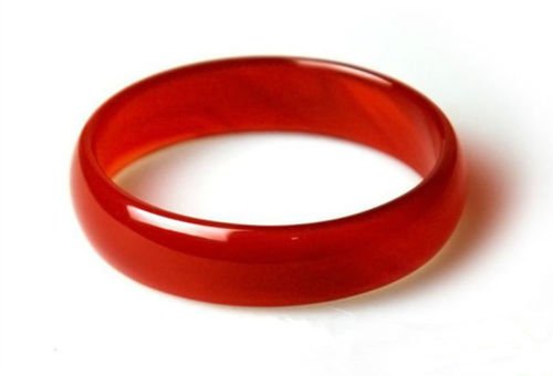 Natural Chinese Red Jade Bangle (1 of 1)