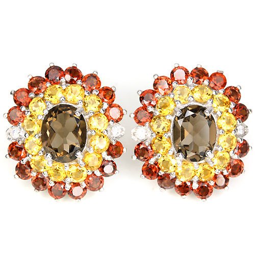 Natural Multi Gemstone Earring (1 of 1)