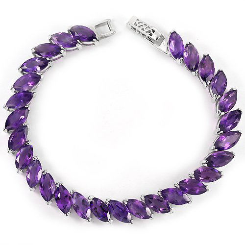 Stunning Natural Amethyst Bracelet (1 of 3)