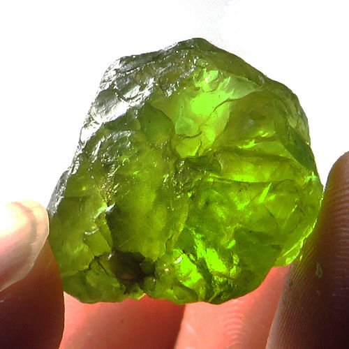 Natural Peridot Gemstone Rough 29.75 Carats (1 of 1)
