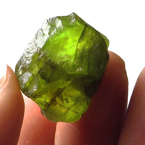Natural Peridot Gemstone Rough 33.50 Carats (1 of 1)