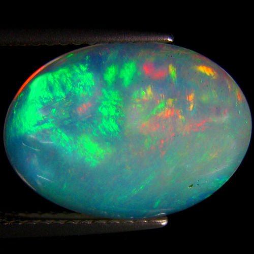 Natural Multi Color Rainbow White Opal 5.19 Carats (1 of 1)