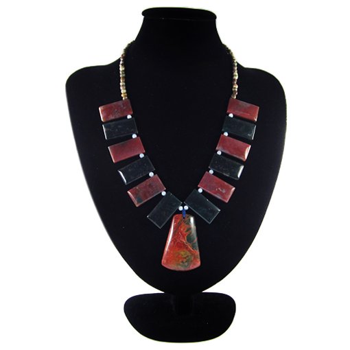 Natural Multi-Color Picasso Diamond Polished Necklace (1 of 3)