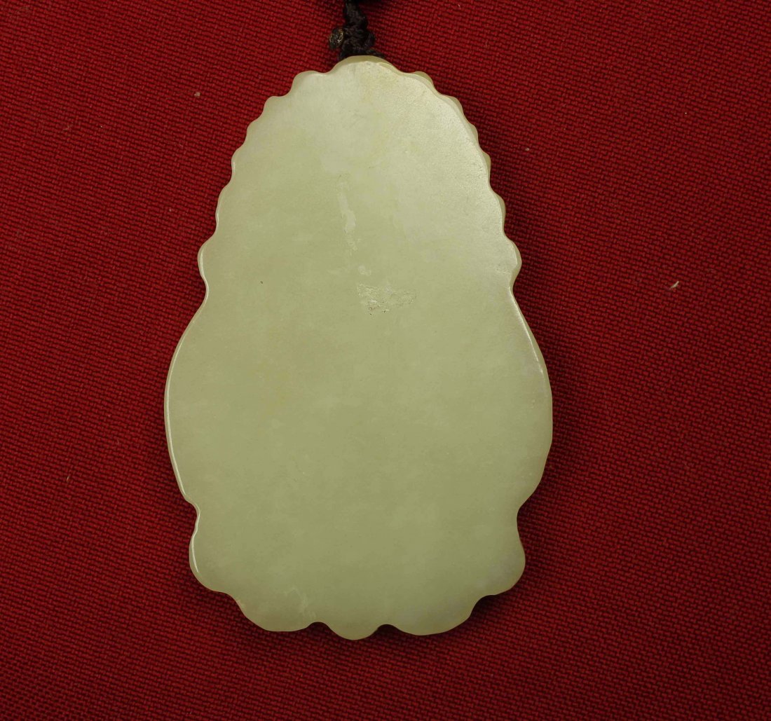 JADEITE CARVING OF GUANYIN - 2