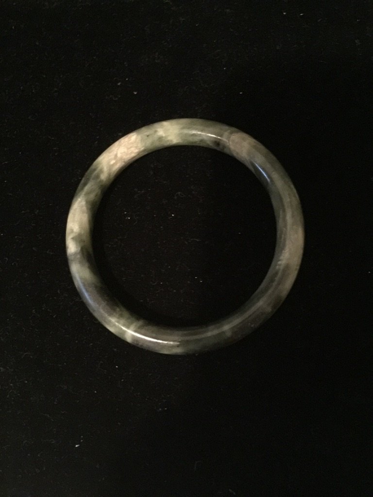 Jade Bangle, Estate Jewelry (1 of 1)