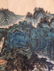 Chinese Ink on Paper Green Landscape Painting - 2