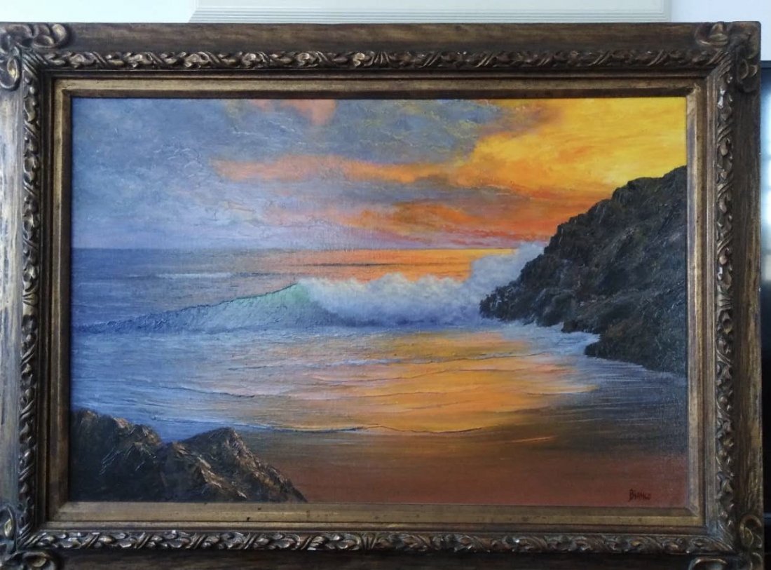 Oil on Canvas, Estate Works of Art: Oil on Canvas, Estate Works of Art, size: 24 x 36 inches.